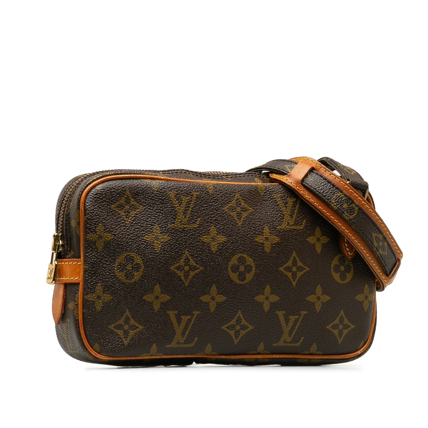 Brown Louis Vuitton Monogram Pochette Marly Bandouliere Crossbody Bag