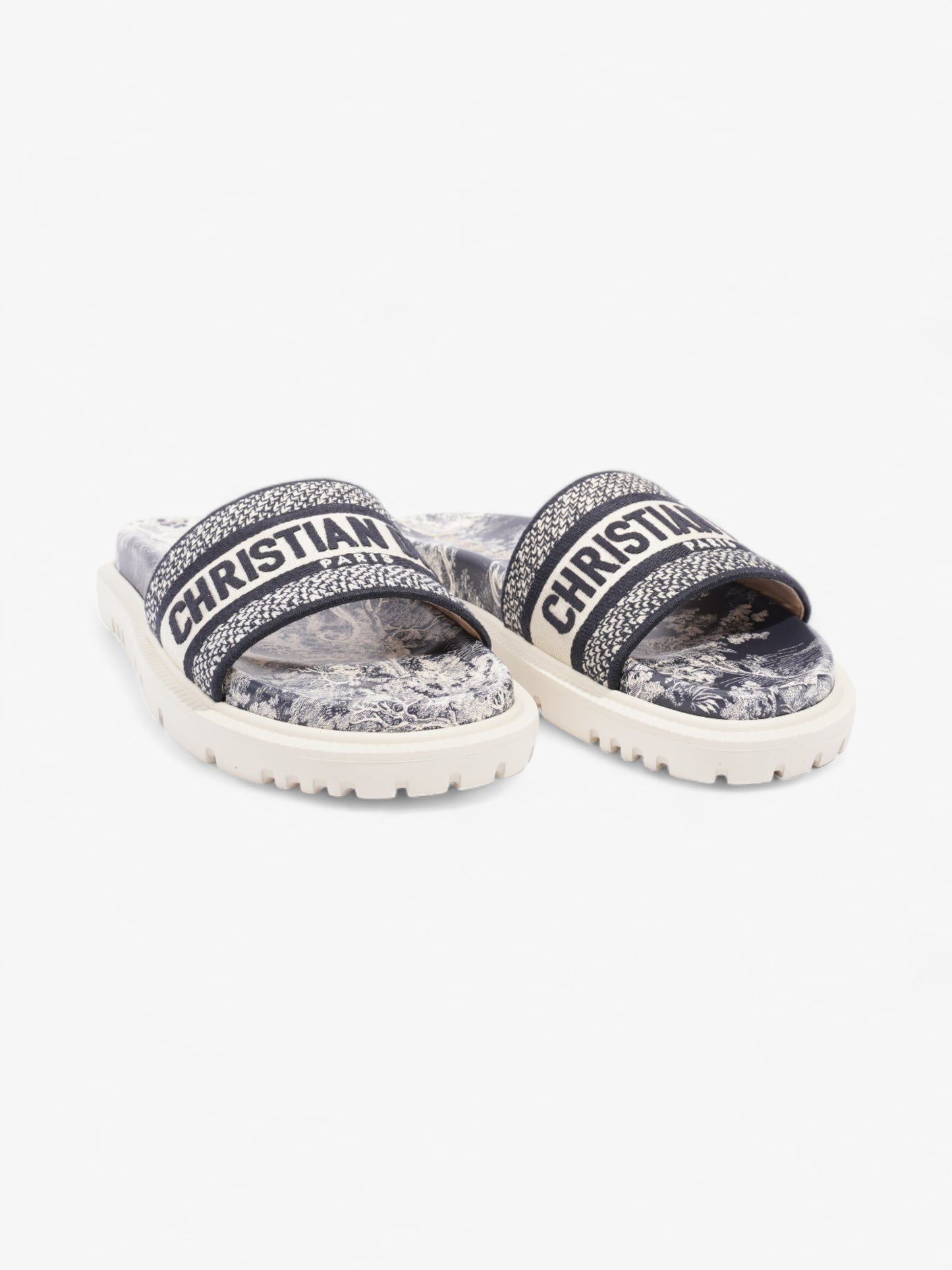 Christian Dior Dway White / Black Canvas EU 37.5 UK 4.5