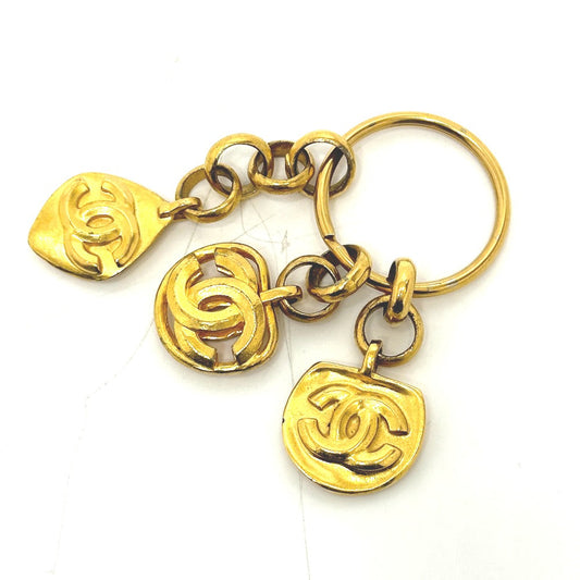 CHANEL charm Gold Plated gold COCO Mark   Women