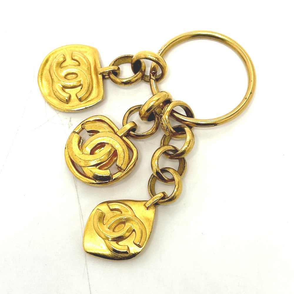 CHANEL charm Gold Plated gold COCO Mark   Women