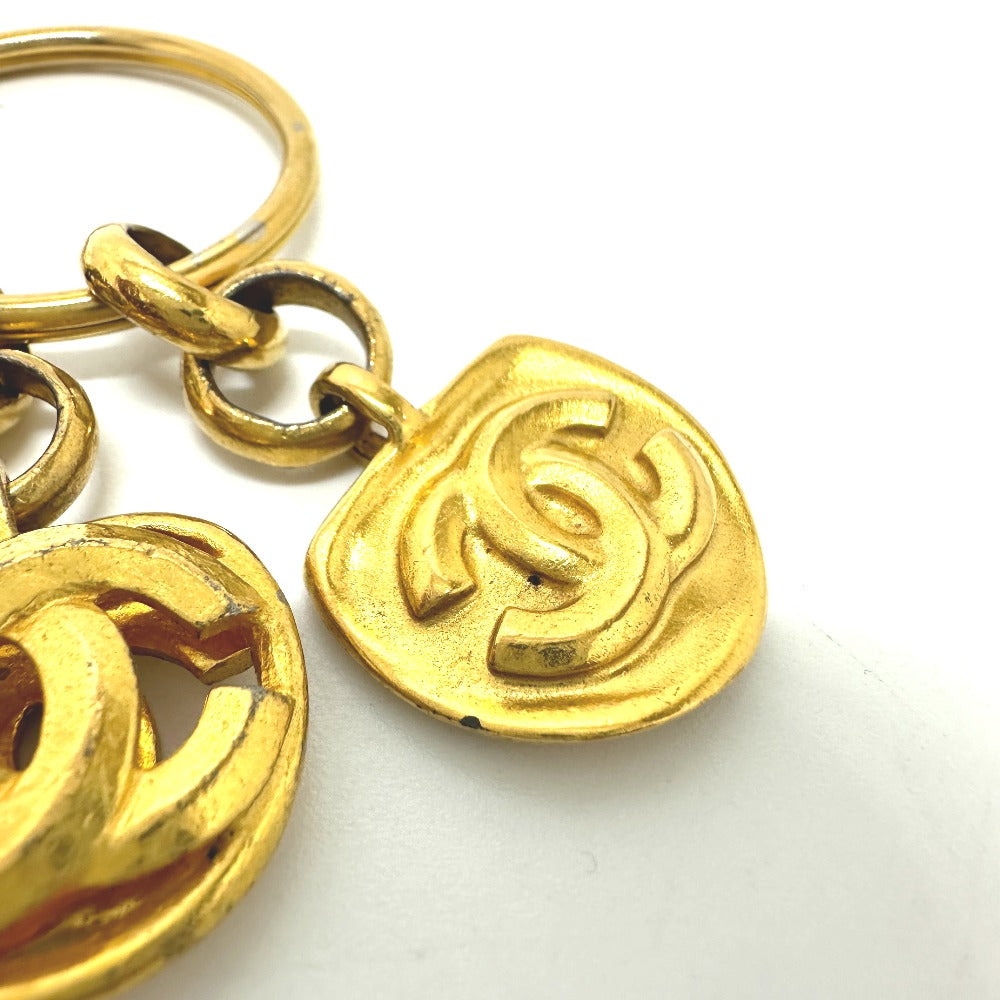 CHANEL charm Gold Plated gold COCO Mark   Women