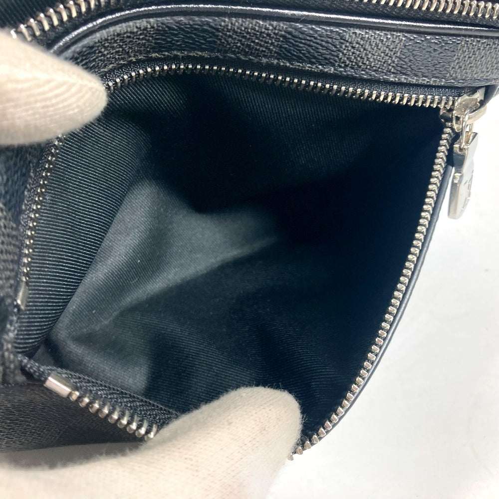 LOUIS VUITTON business bag N60182 Damier Grafitto Canvas black Damier Grafitte Alpha clutch unisex(Unisex)  d