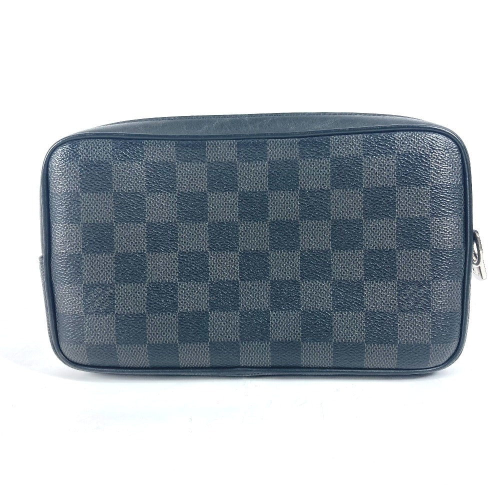 LOUIS VUITTON business bag N60182 Damier Grafitto Canvas black Damier Grafitte Alpha clutch unisex(Unisex)  d