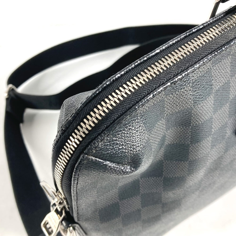 LOUIS VUITTON Business bag N48224 Damier Grafitto Canvas black Damier Grafitte Porte Document Jules PDJ mens  d