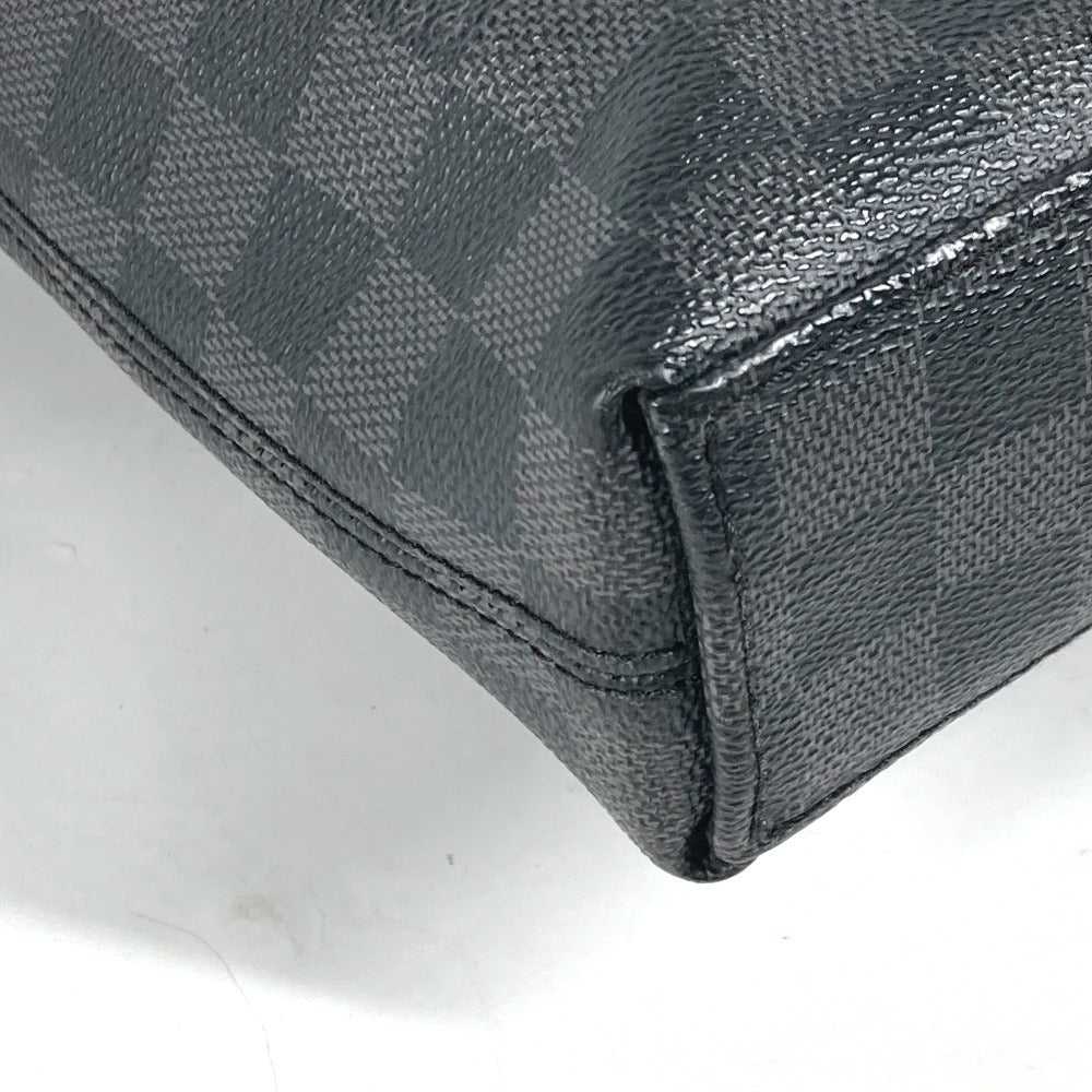 LOUIS VUITTON Business bag N48224 Damier Grafitto Canvas black Damier Grafitte Porte Document Jules PDJ mens  d
