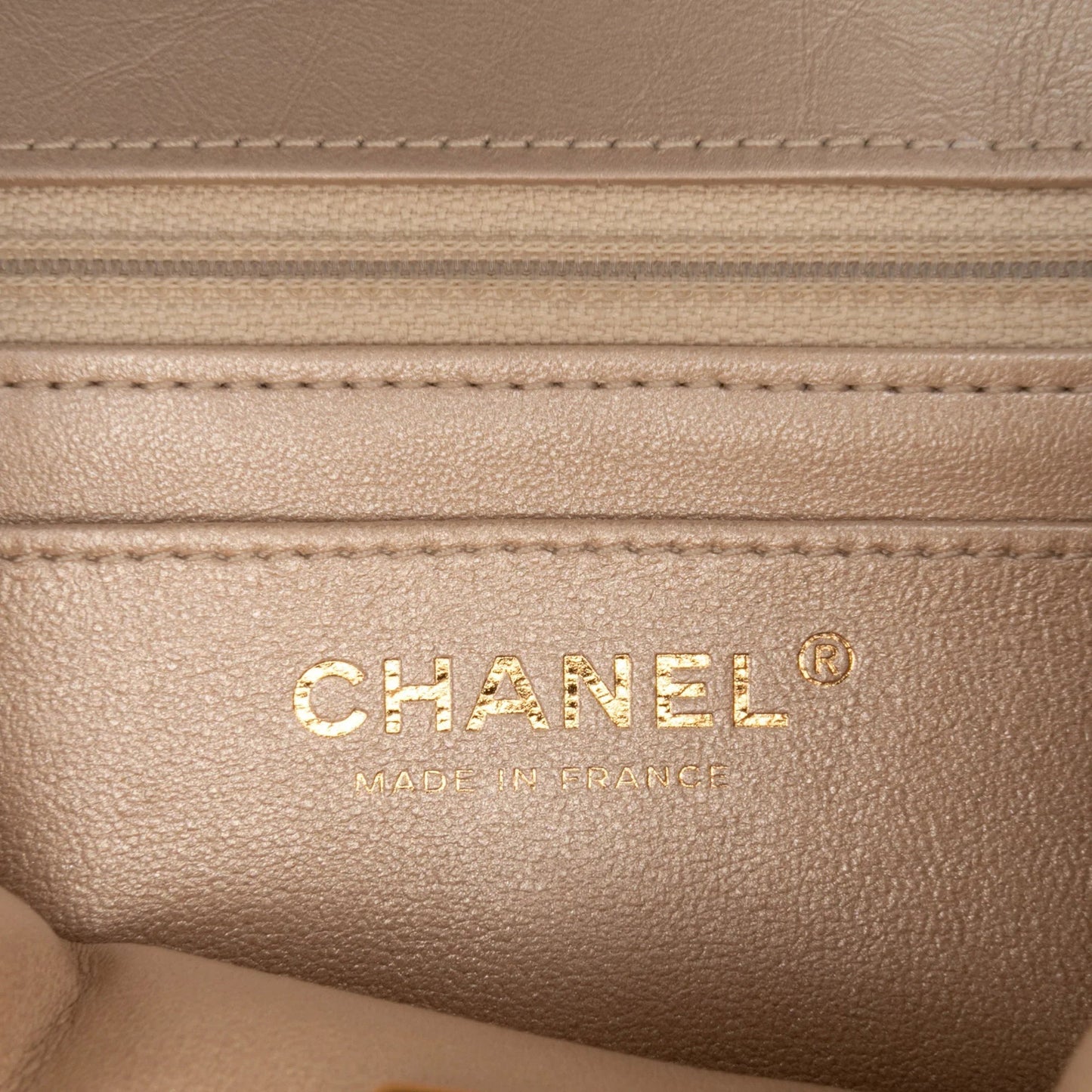 Gold Chanel Reissue 2.55 Chevron Quilted Metallic Calfskin Single Flap 224 Crossbody Bag