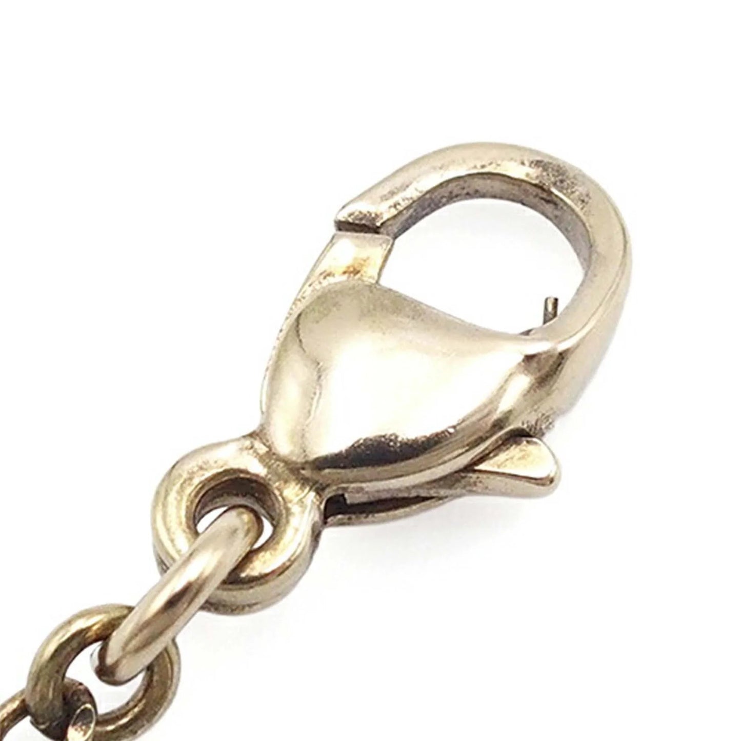 Gold Chanel CC Gold Plated Acorn Pendant Necklace