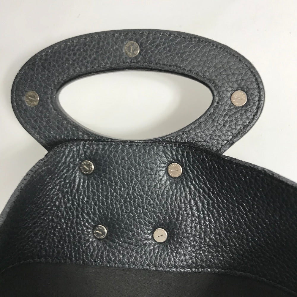 LOUIS VUITTON Clutch bag M48811 Taurillon Clemence Leather black Bag portfolio mens  d