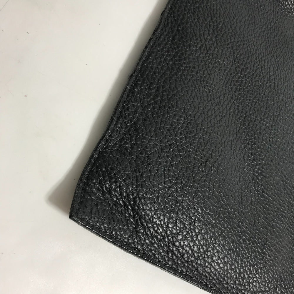LOUIS VUITTON Clutch bag M48811 Taurillon Clemence Leather black Bag portfolio mens  d