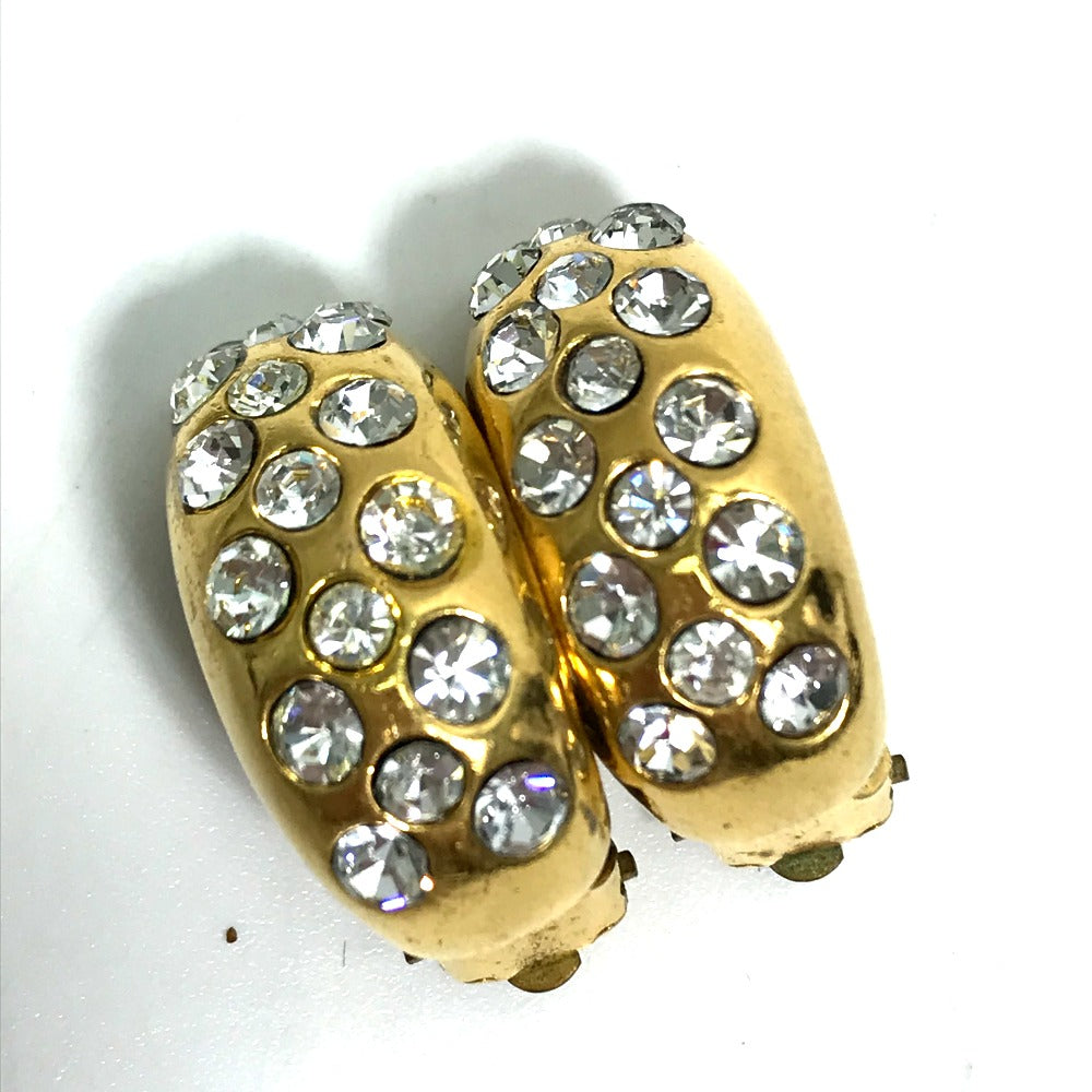 CHANEL Earring metal gold   Rhinestone Women