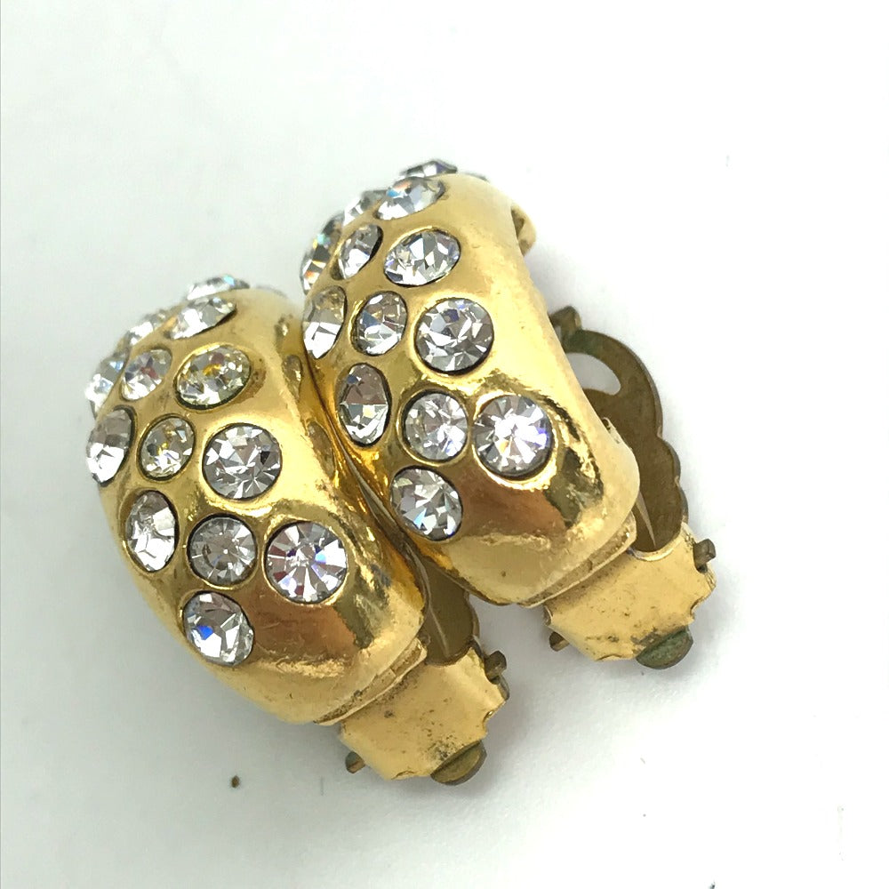 CHANEL Earring metal gold   Rhinestone Women