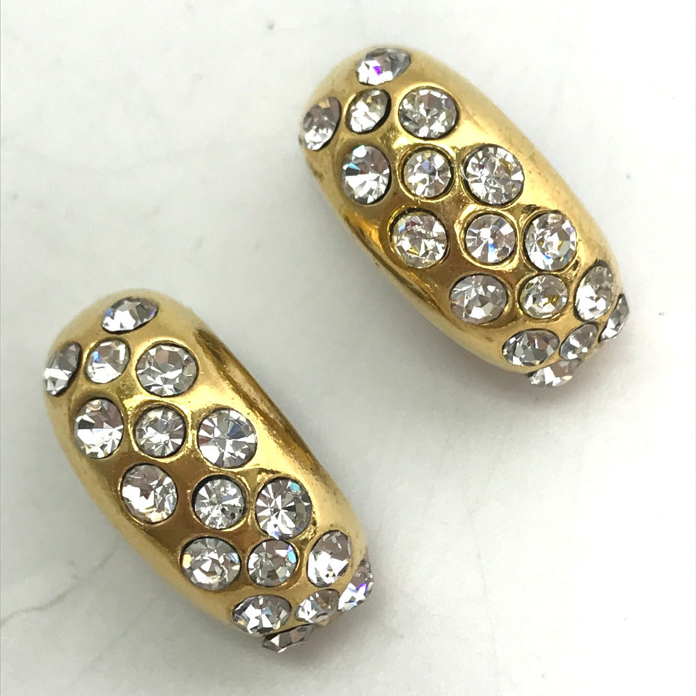 CHANEL Earring metal gold   Rhinestone Women