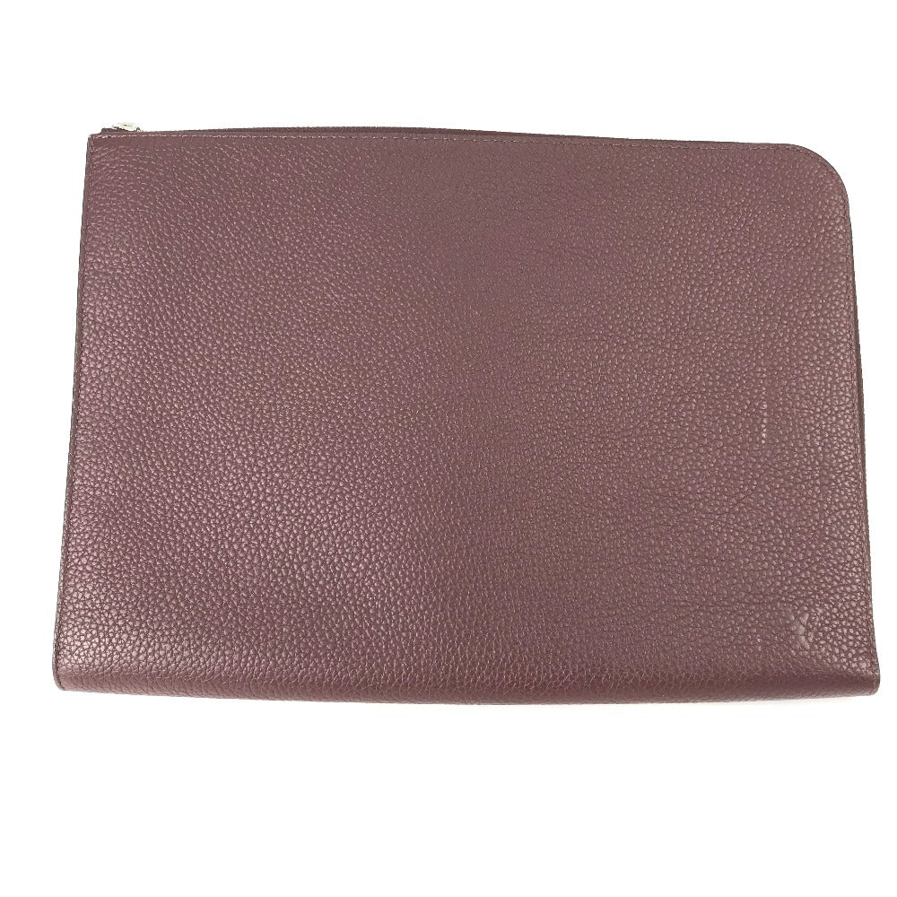 LOUIS VUITTON Clutch bag M53217 Taurillon Clemence Leather Brown Pochette Jules GM mens  d