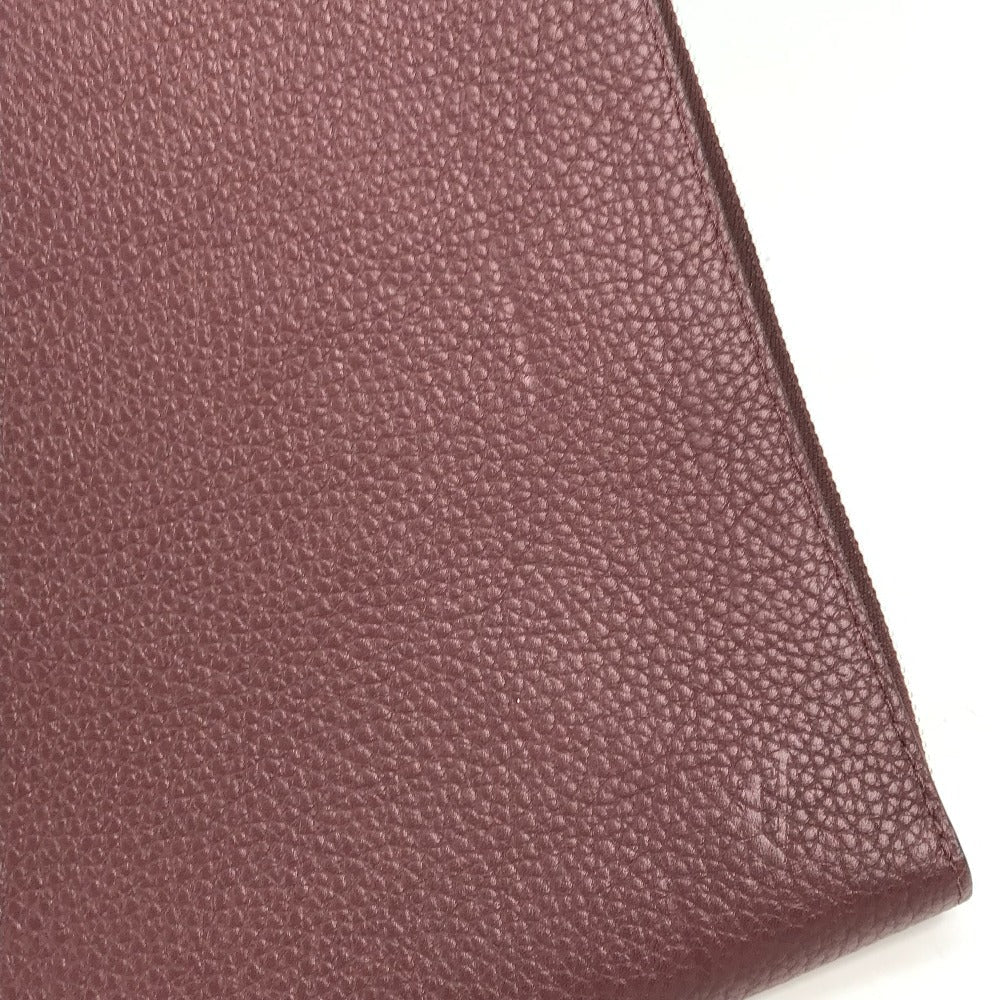 LOUIS VUITTON Clutch bag M53217 Taurillon Clemence Leather Brown Pochette Jules GM mens  d