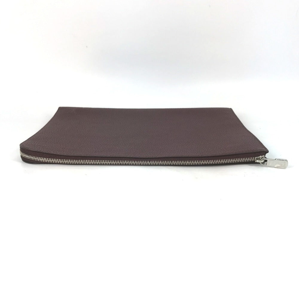 LOUIS VUITTON Clutch bag M53217 Taurillon Clemence Leather Brown Pochette Jules GM mens  d