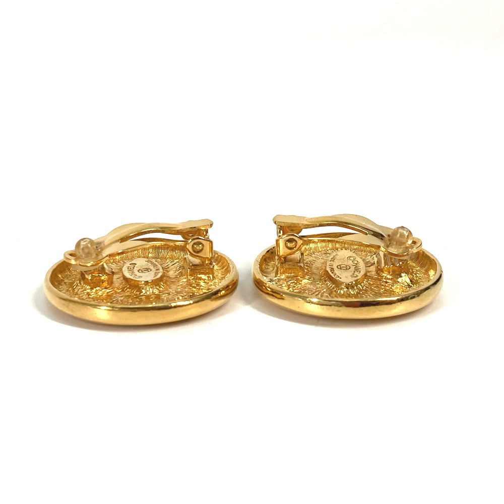 CHANEL Earring metal gold   Deca COCO Mark CC