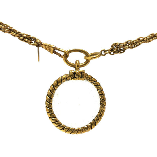 CHANEL Necklace metal gold   Loupe