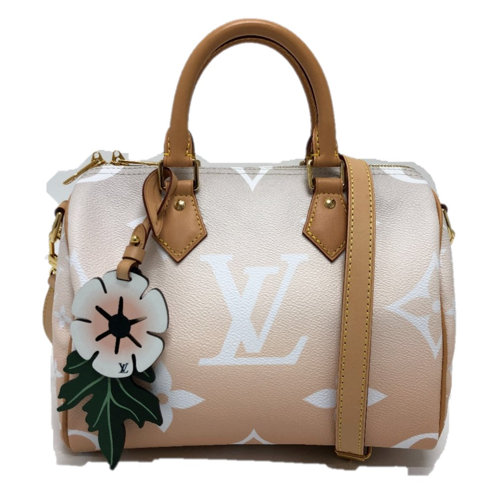 LOUIS VUITTON Shoulder Bag M45722 Monogram giant canvas pink Monogram Giant Gradient Speedy bandouliere25 Women