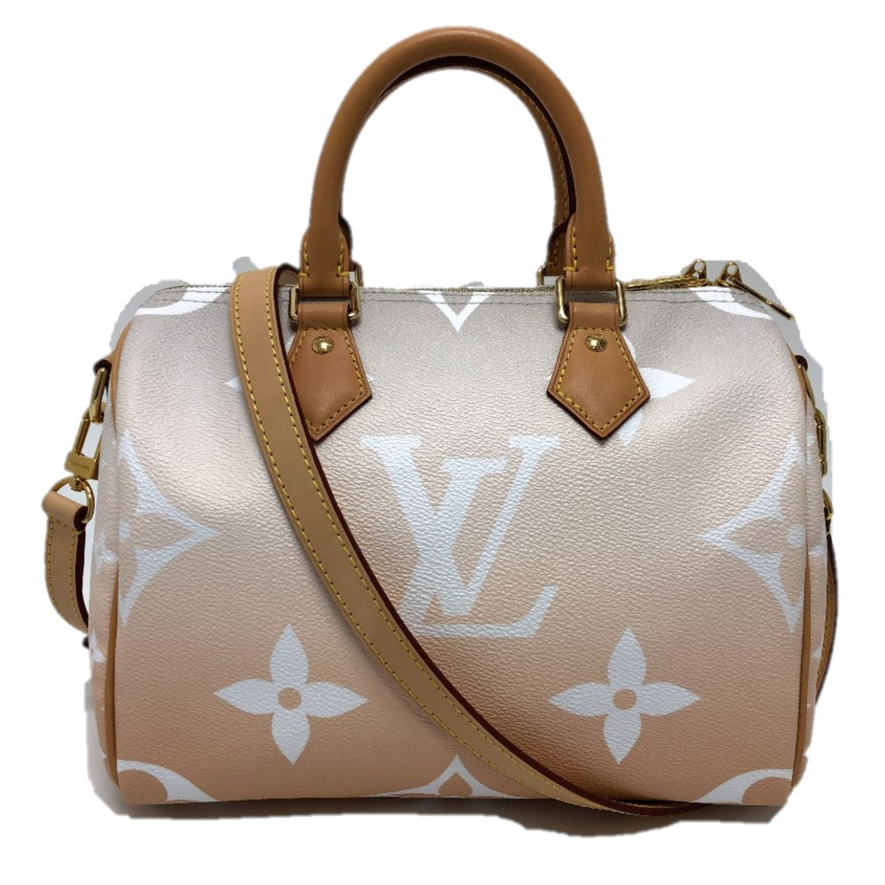 LOUIS VUITTON Shoulder Bag M45722 Monogram giant canvas pink Monogram Giant Gradient Speedy bandouliere25 Women