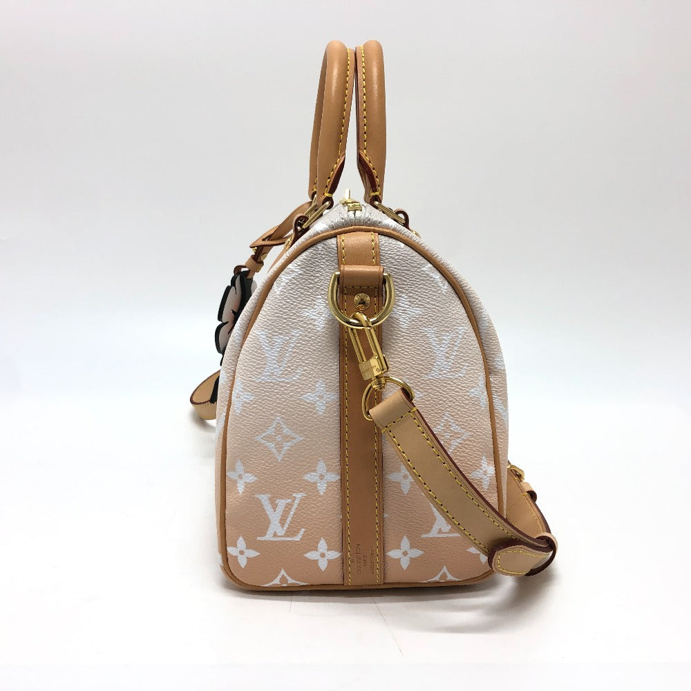 LOUIS VUITTON Shoulder Bag M45722 Monogram giant canvas pink Monogram Giant Gradient Speedy bandouliere25 Women