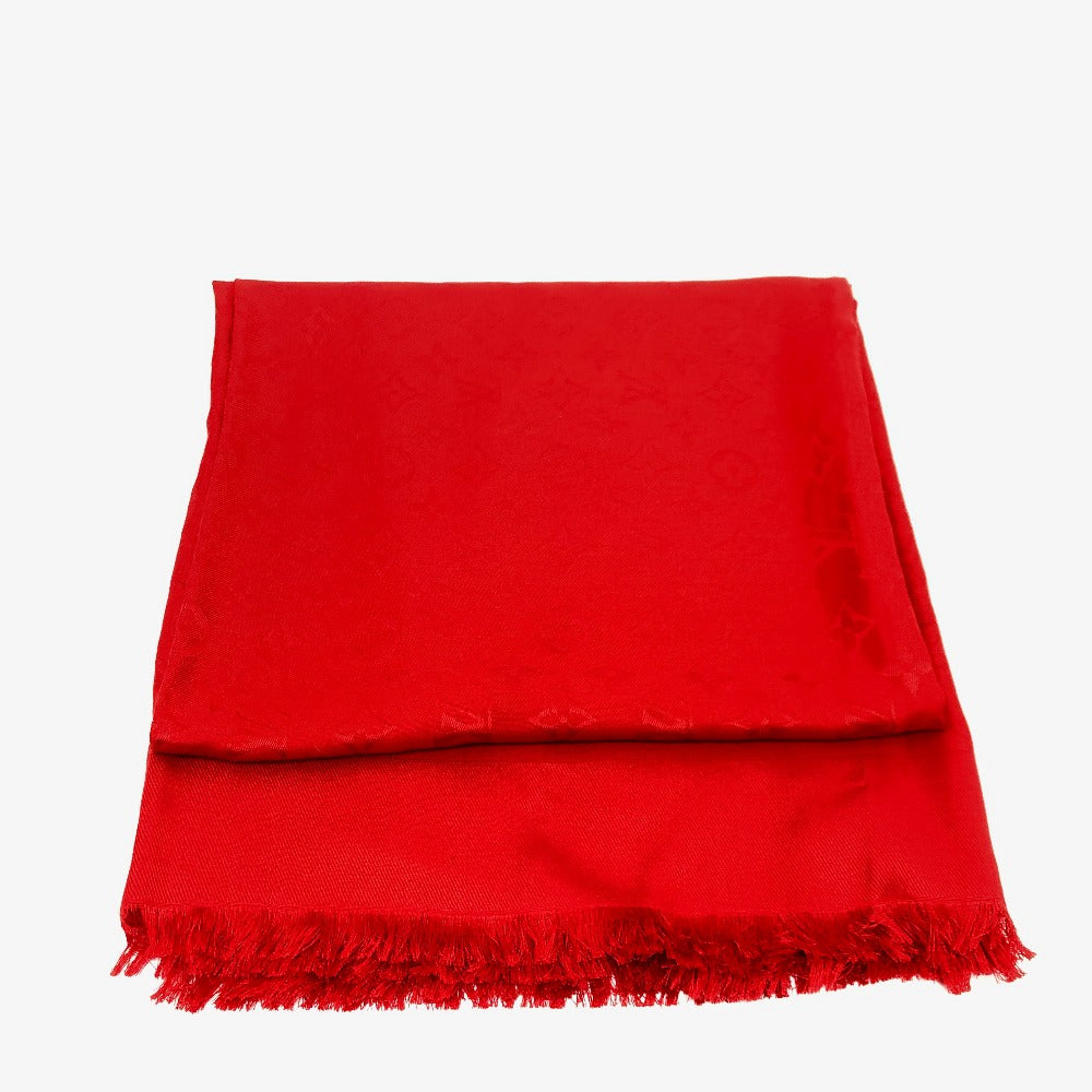 LOUIS VUITTON Stall M72237 silk Red Shoal Monogram Women