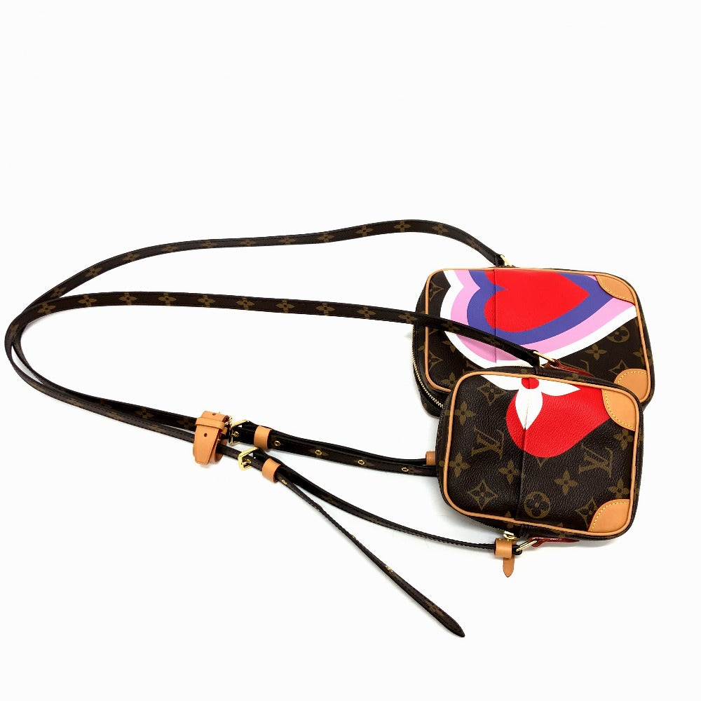 LOUIS VUITTON Shoulder Bag M57450 Monogram canvas Brown Monogram Monogram Game On Collection Panam