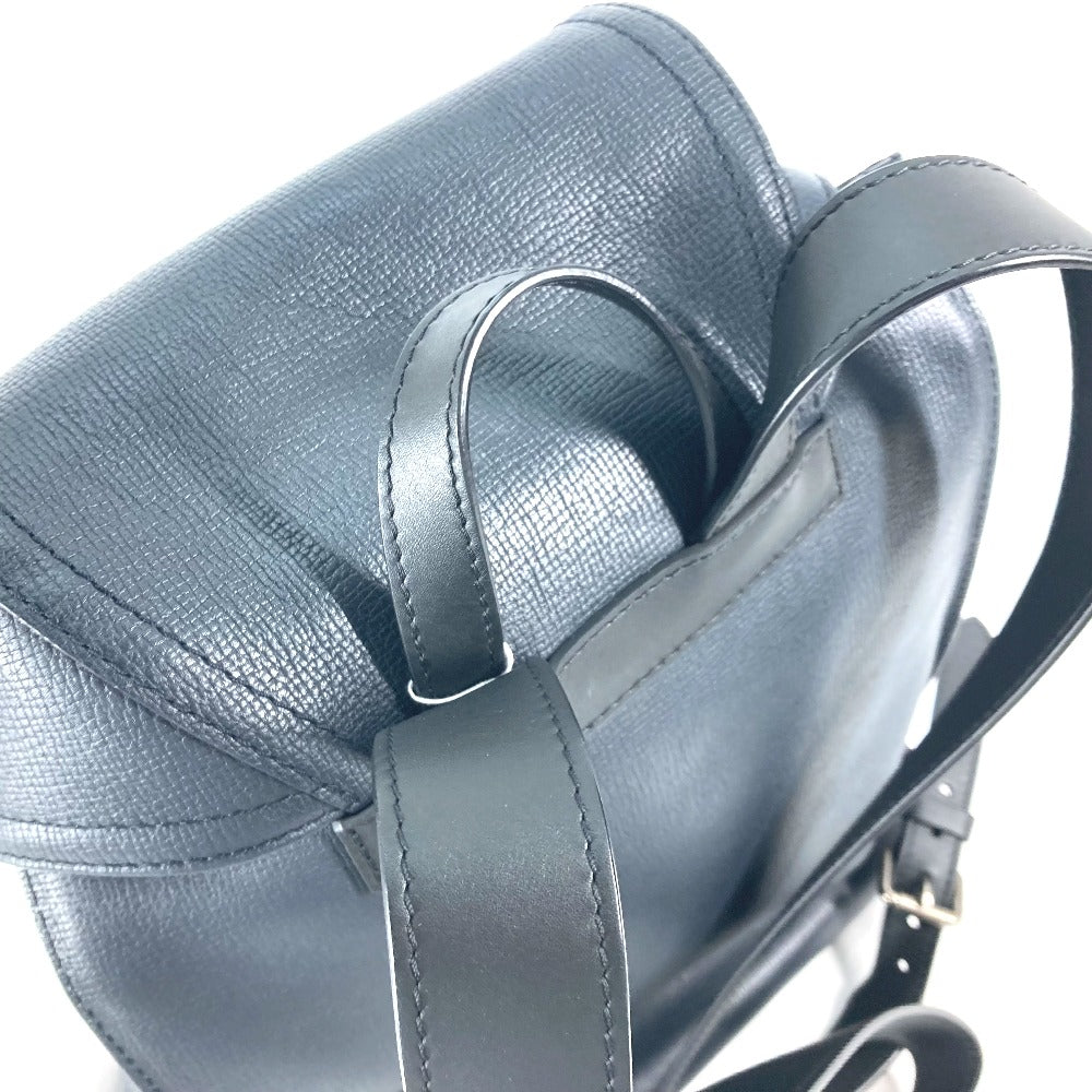 LOUIS VUITTON Backpack M54960 Utah leather Navy Utah Canyon Backpack mens  d