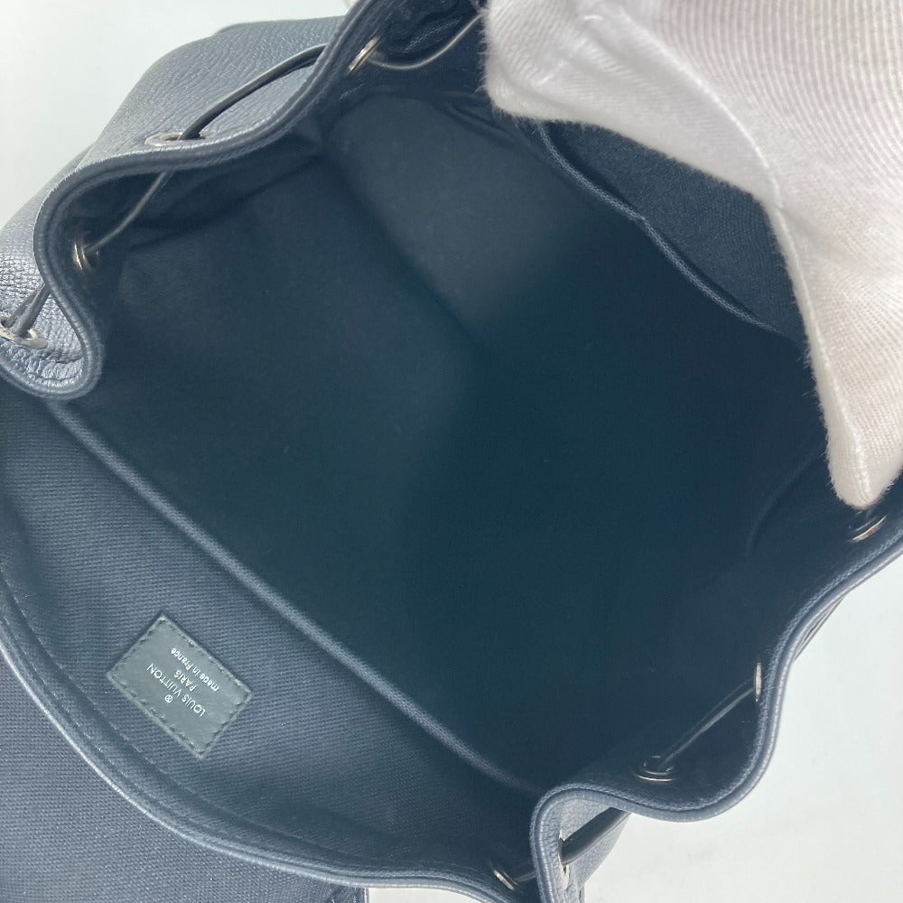 LOUIS VUITTON Backpack M54960 Utah leather Navy Utah Canyon Backpack mens  d