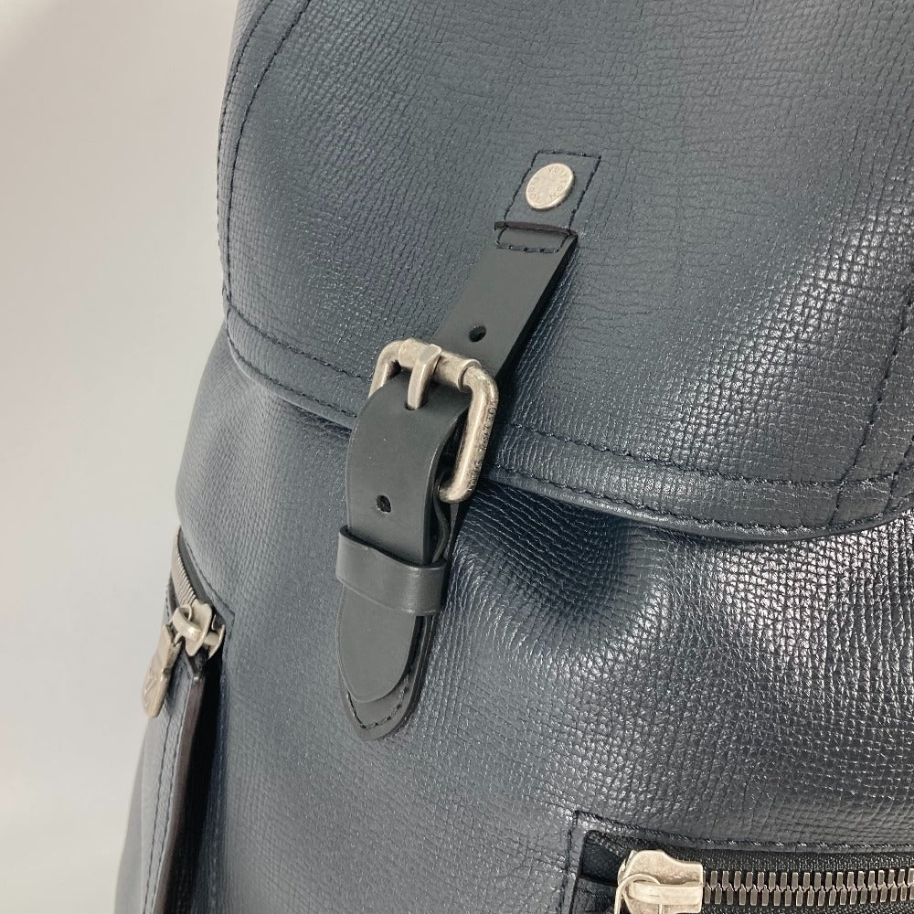 LOUIS VUITTON Backpack M54960 Utah leather Navy Utah Canyon Backpack mens  d