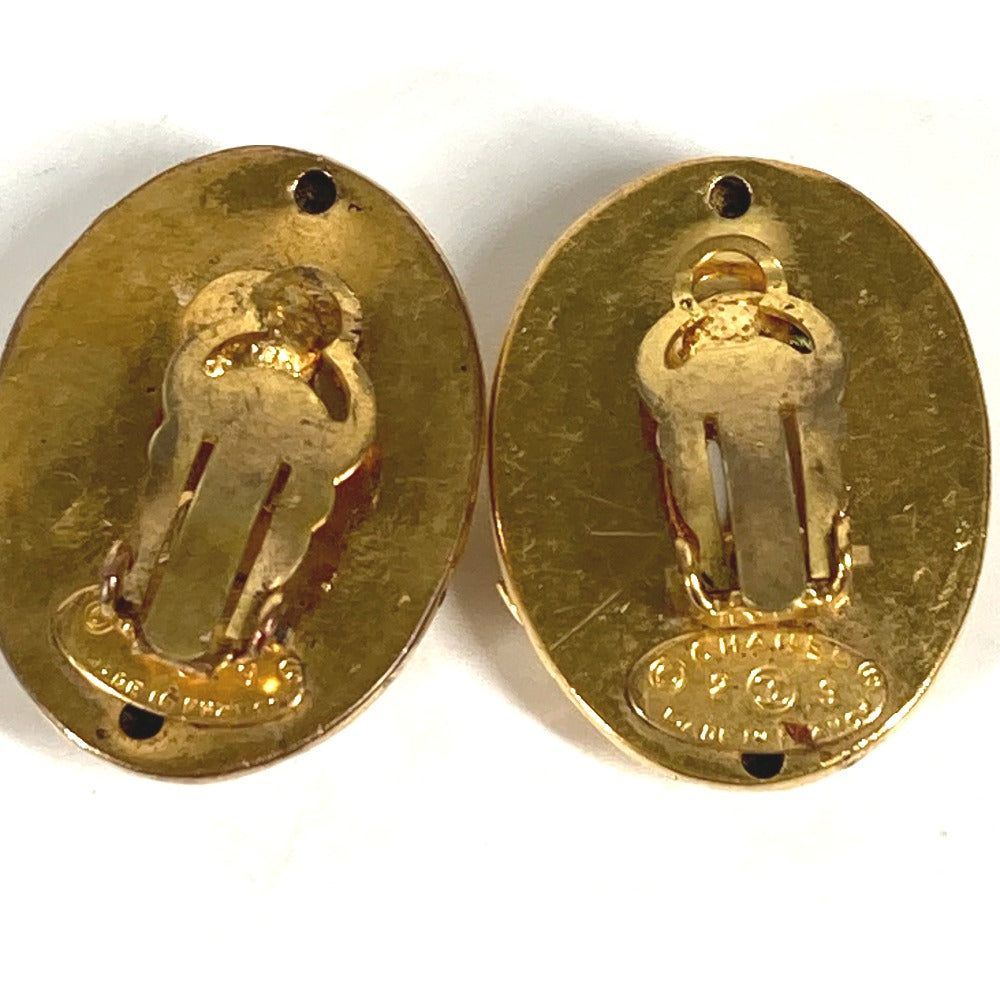 CHANEL Earring metal gold   CC COCO Mark
