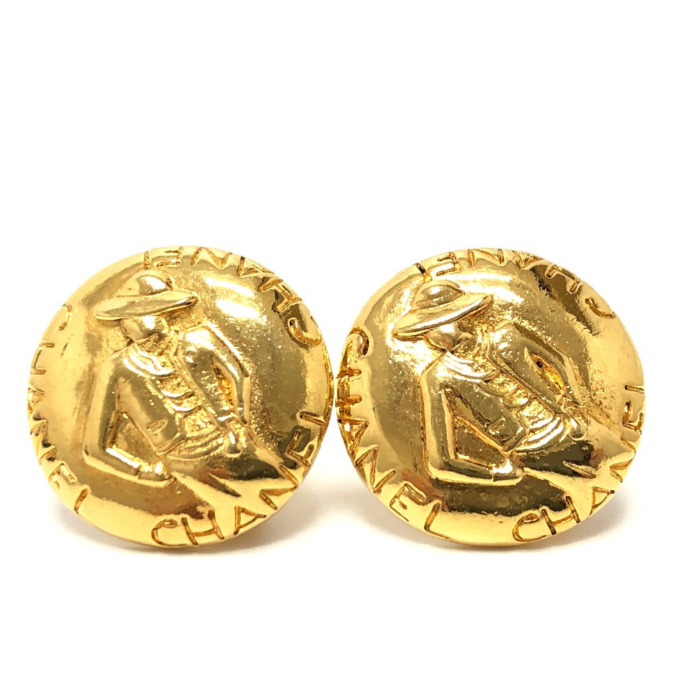 CHANEL Earring metal gold   Mademoiselle
