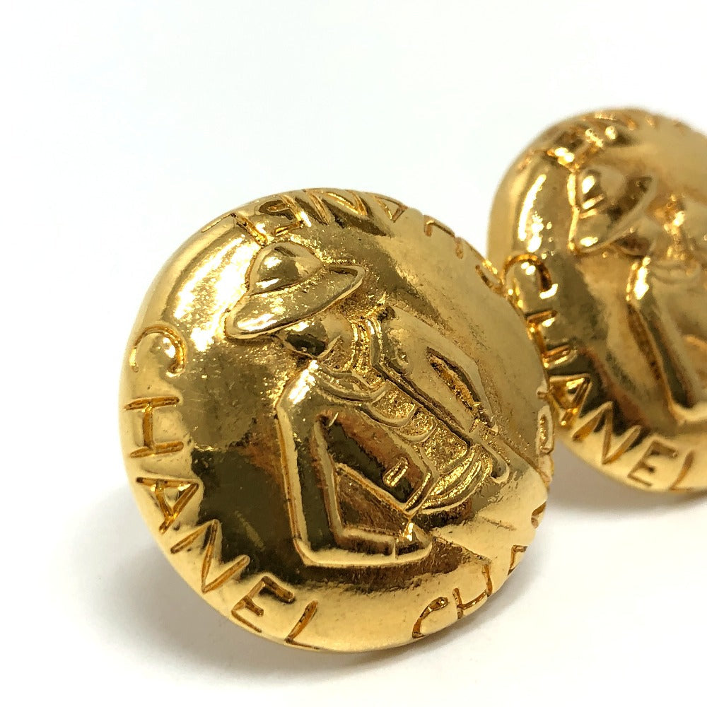 CHANEL Earring metal gold   Mademoiselle