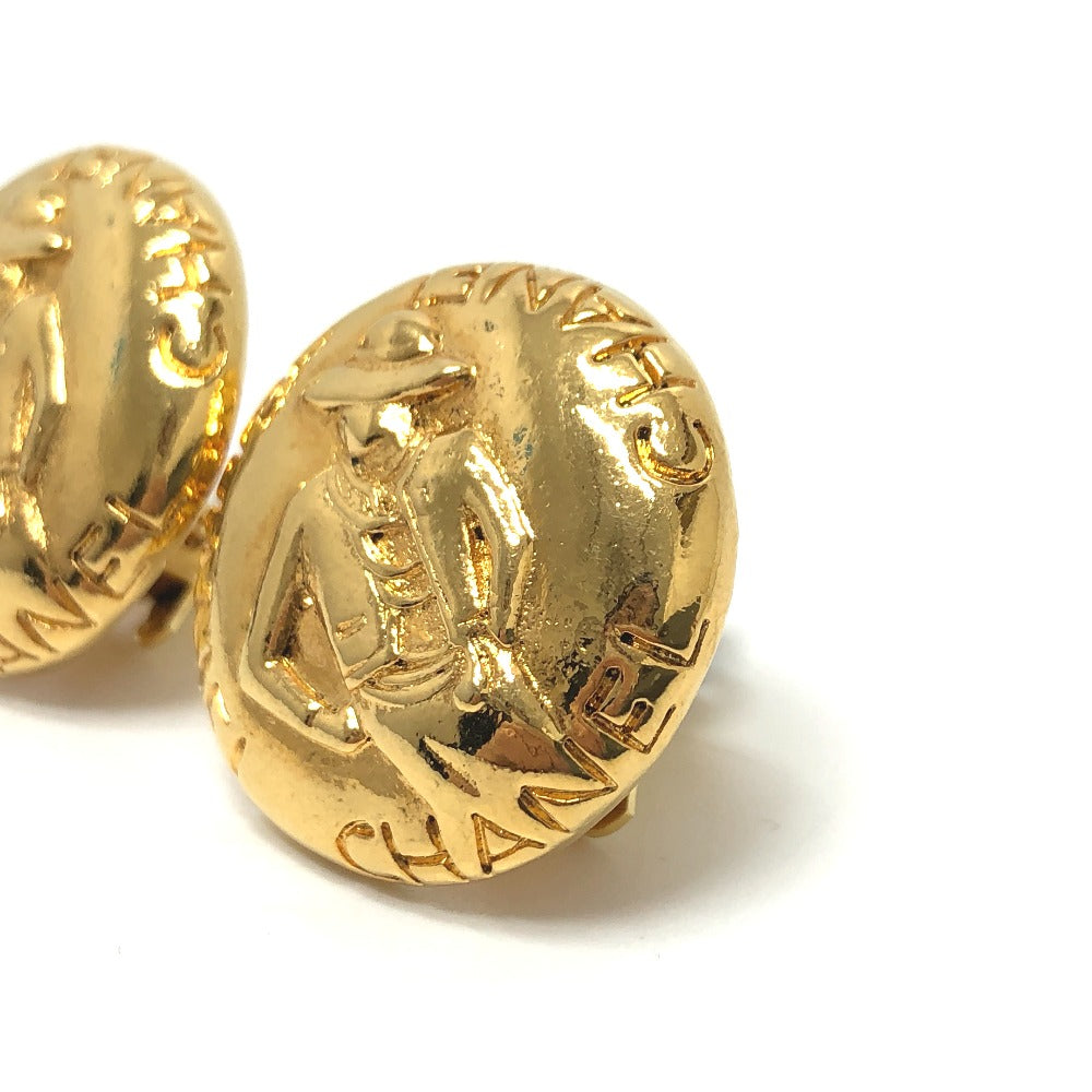 CHANEL Earring metal gold   Mademoiselle