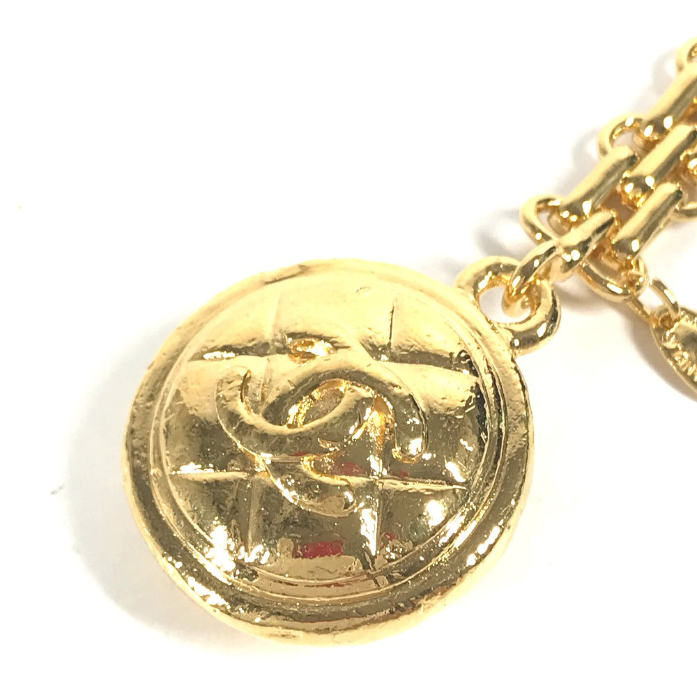 CHANEL key ring metal gold   chain CC COCO Mark Women