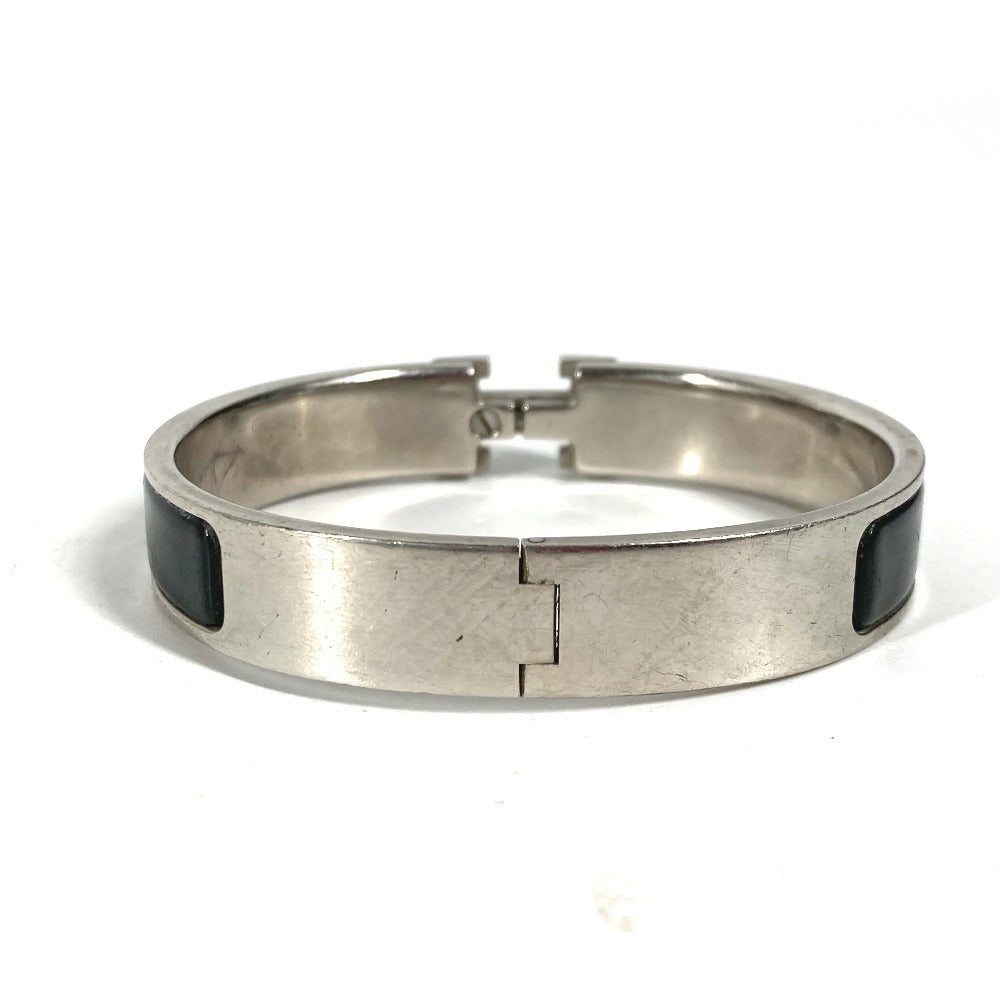 HERMES Bangle metal black Click crack PM Women  d