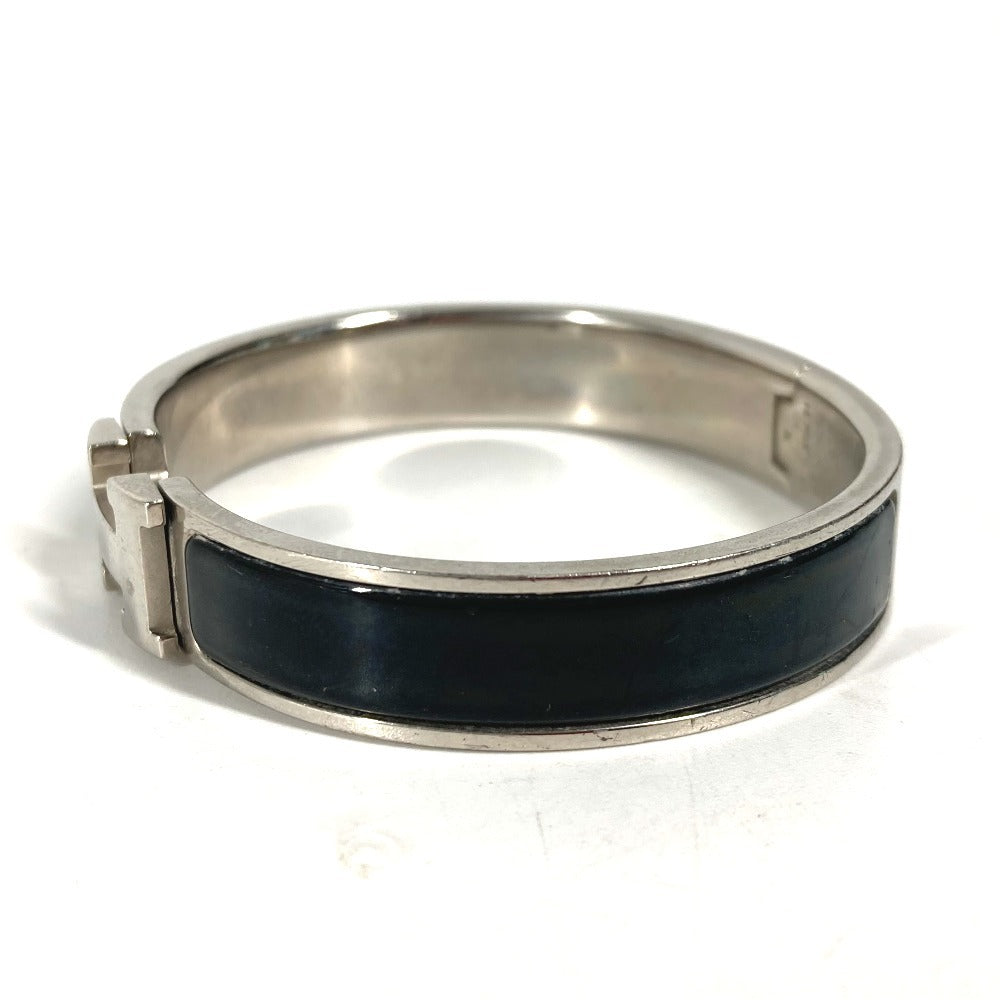HERMES Bangle metal black Click crack PM Women  d