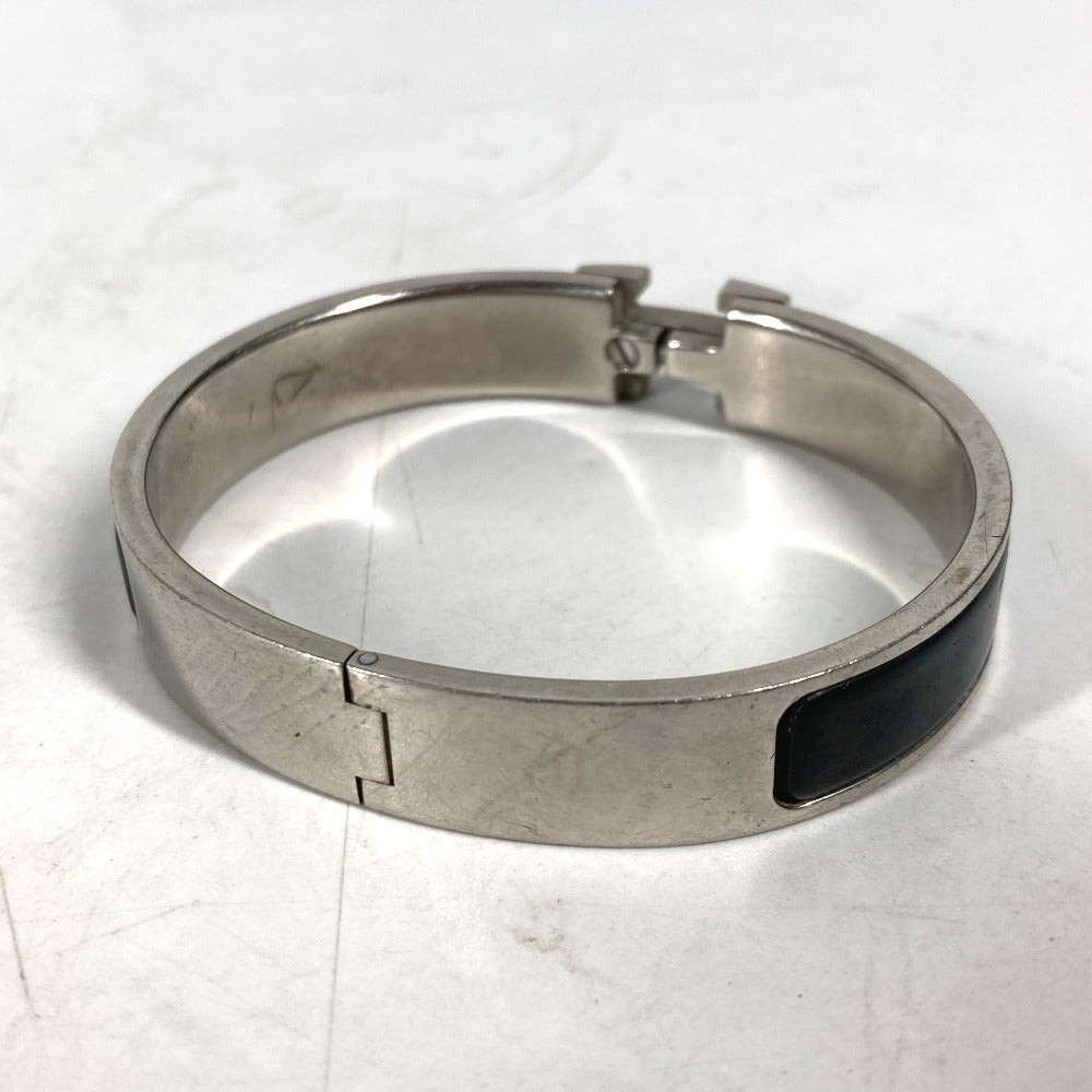 HERMES Bangle metal black Click crack PM Women  d