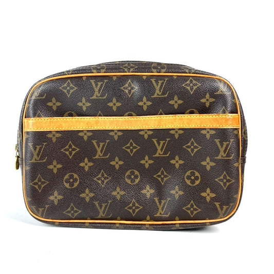 LOUIS VUITTON Shoulder Bag M45254 Monogram canvas Brown Monogram Reporter PM