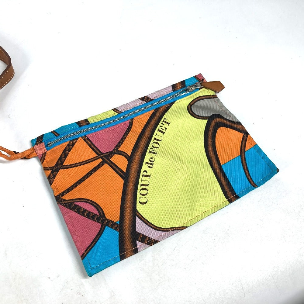 HERMES Shoulder Bag Silk, Leather multicolor COUP DE FOUET Whip Silky City MM unisex(Unisex)  d