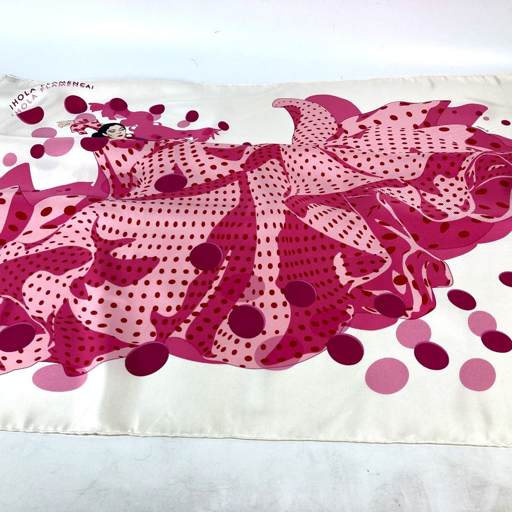 HERMES scarf silk pink Carre90 iHOLA FLAMENCA HOLA FLAMENCA Women  d