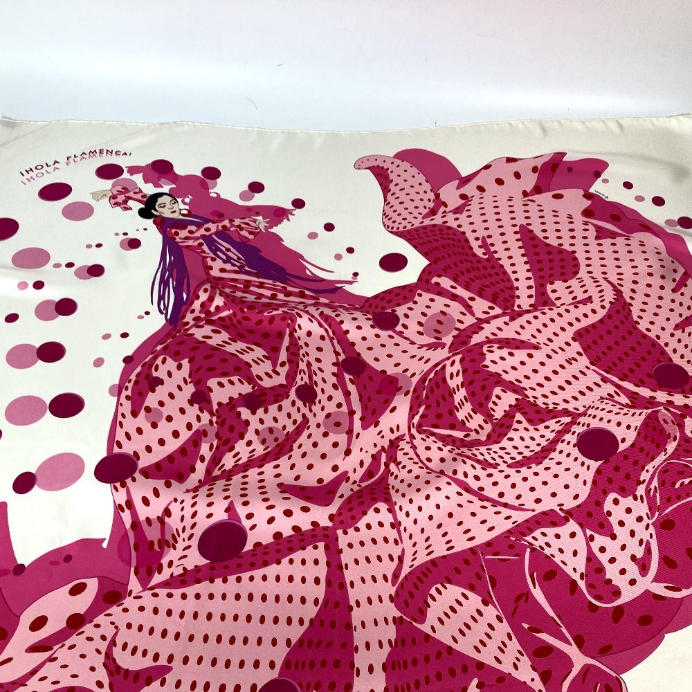 HERMES scarf silk pink Carre90 iHOLA FLAMENCA HOLA FLAMENCA Women  d