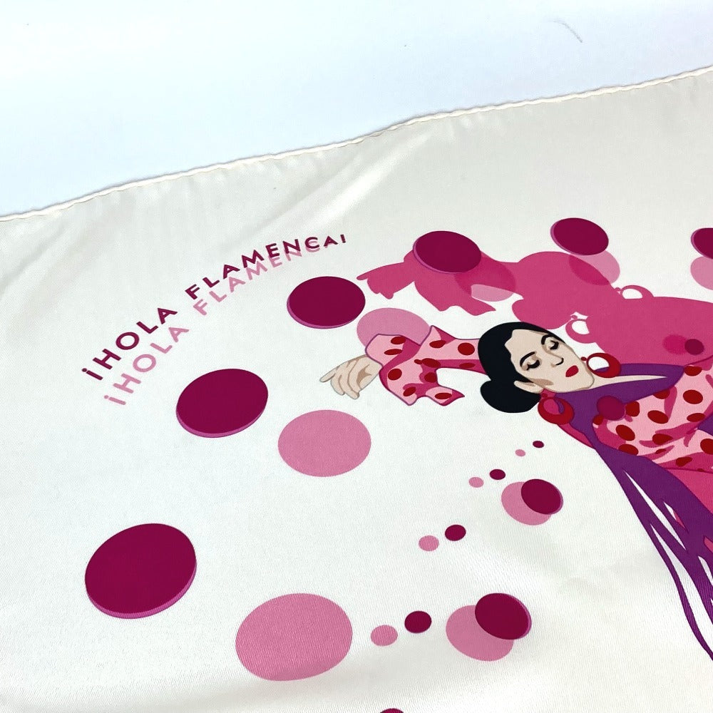 HERMES scarf silk pink Carre90 iHOLA FLAMENCA HOLA FLAMENCA Women  d