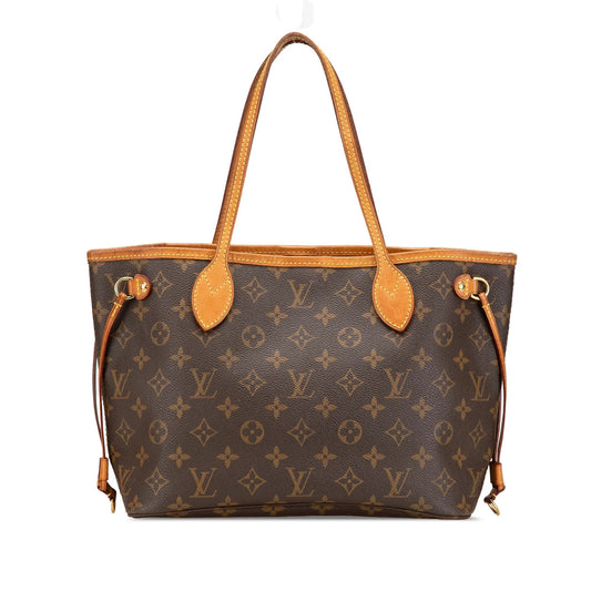 Brown Louis Vuitton Monogram Neverfull PM Tote Bag