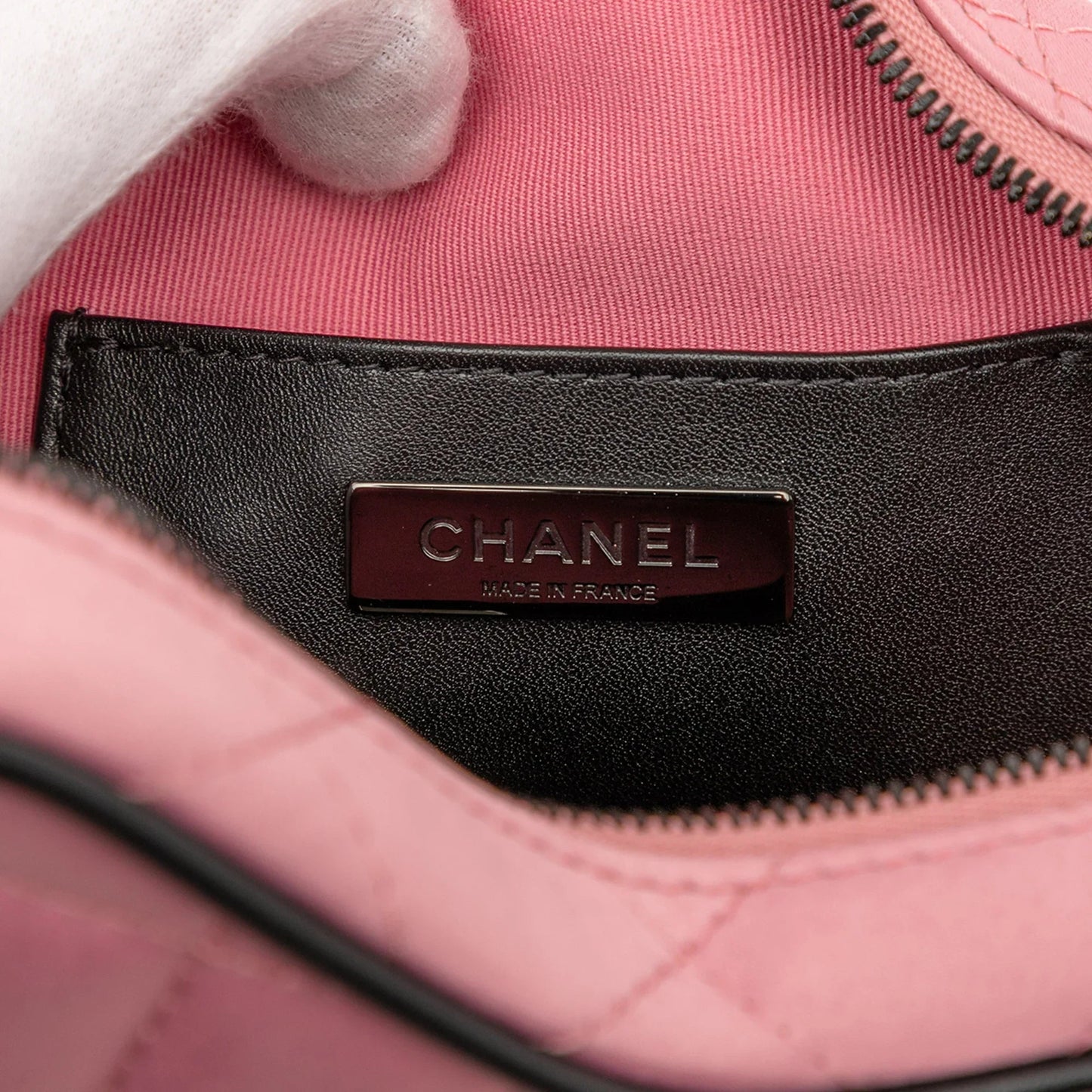 Pink Chanel Quilted Satin Walk Of Fame Star Crossbody