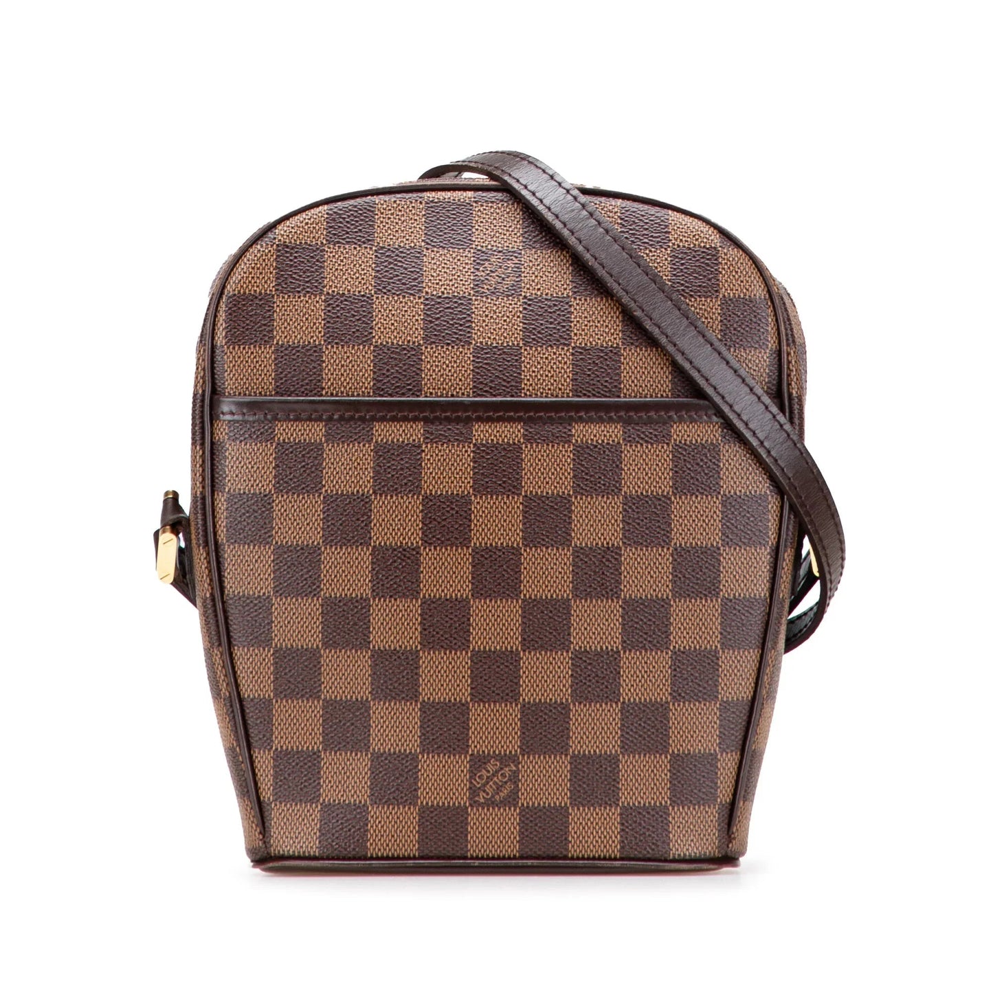 Brown Louis Vuitton Damier Ebene Ipanema PM Crossbody Bag