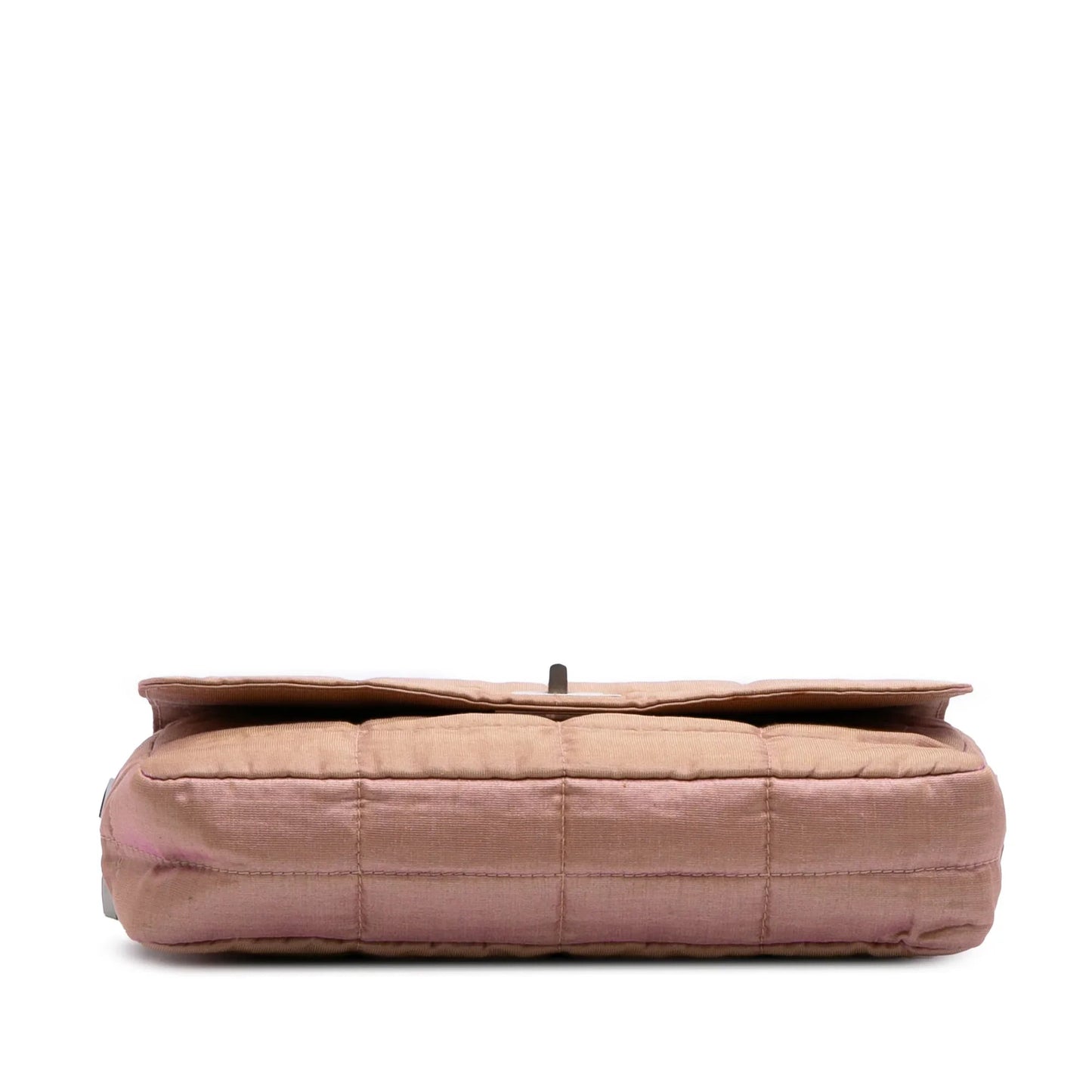 Pink Chanel Quilted Iridescent Nylon Mademoiselle Flap Shoulder Bag