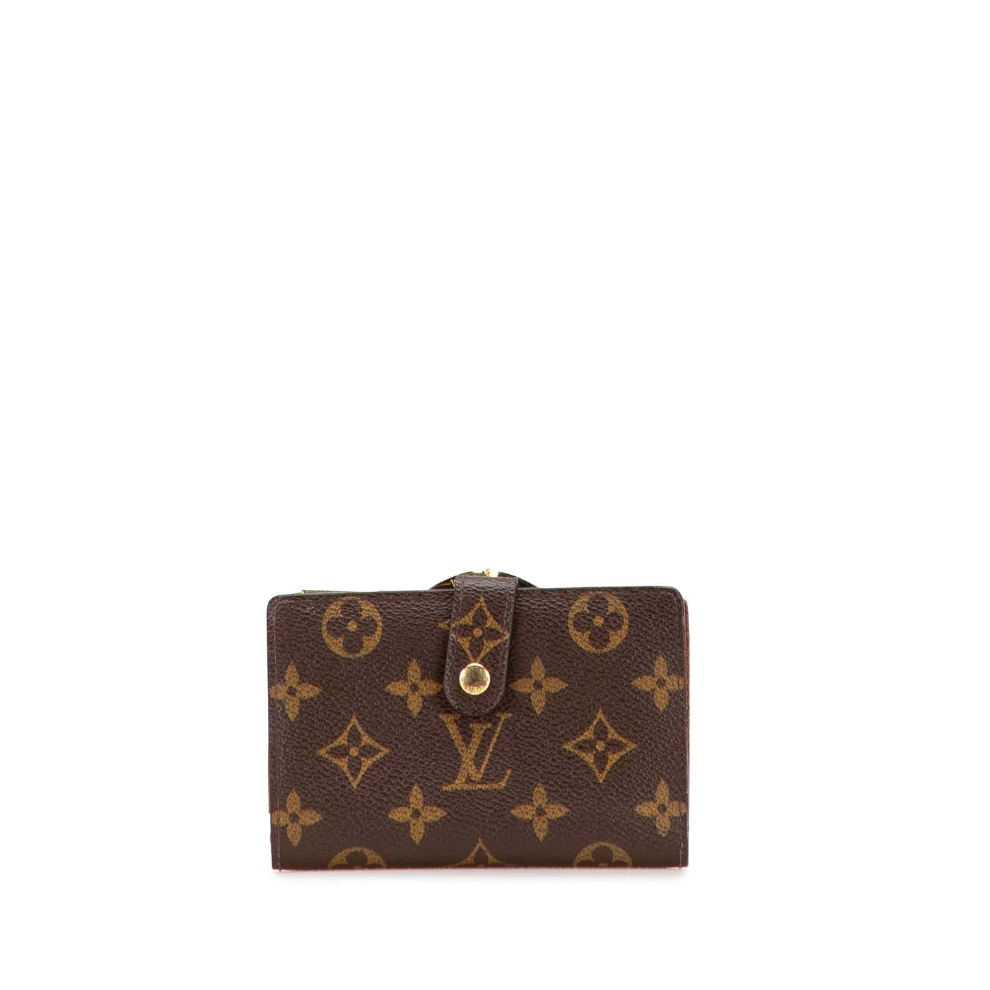 Brown Louis Vuitton Monogram Porte Monnaie Billets Viennois Small Wallets