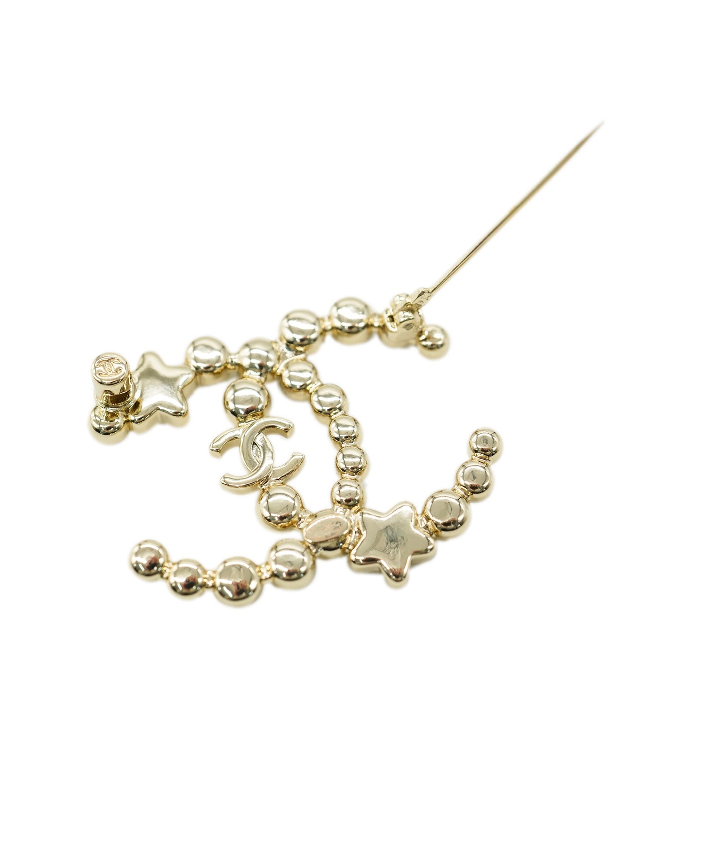 CHANEL Cocomark RHINESTONE Brooch DBXS3560