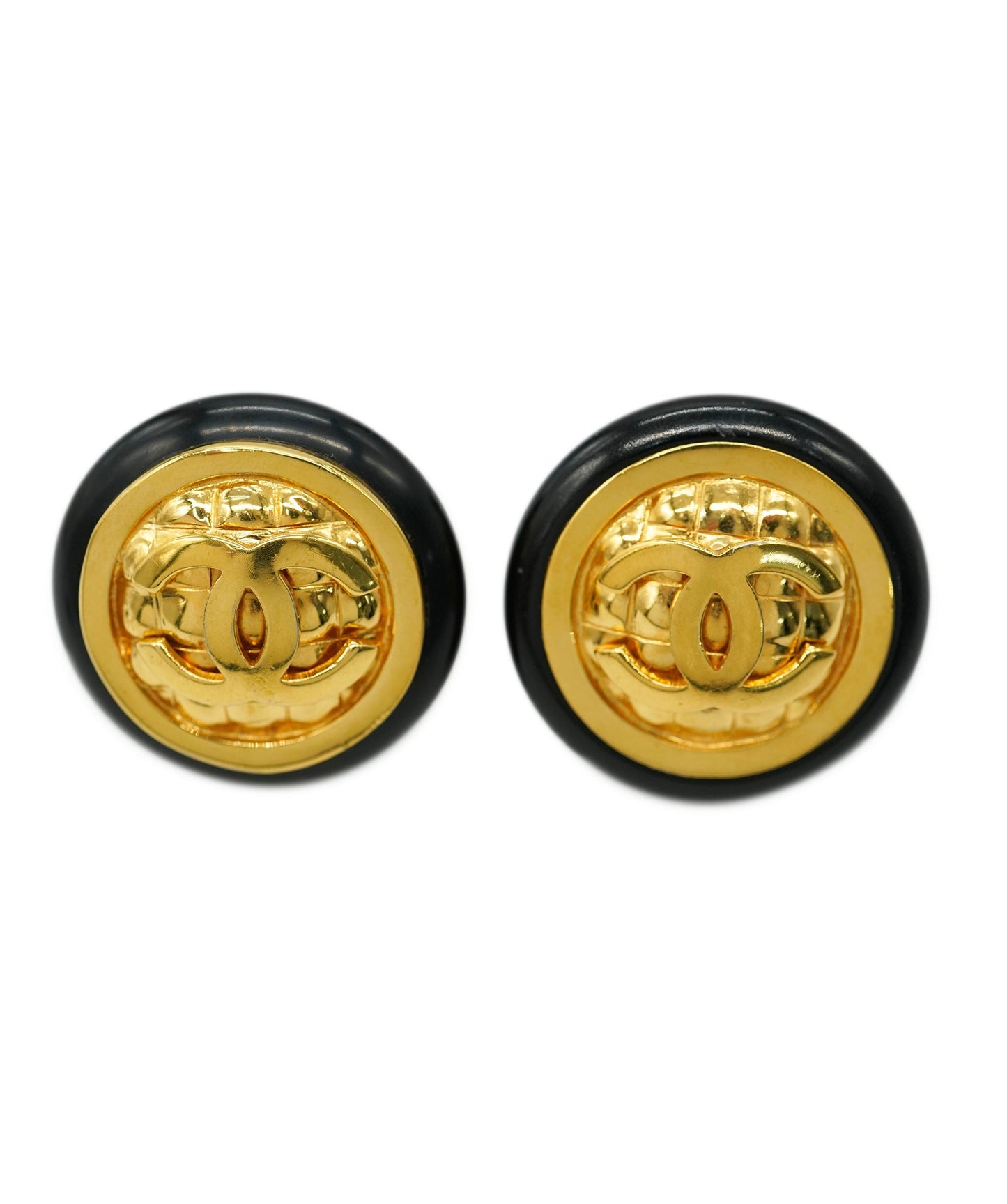 CHANEL Cocomark Round Earrings DBXS3558