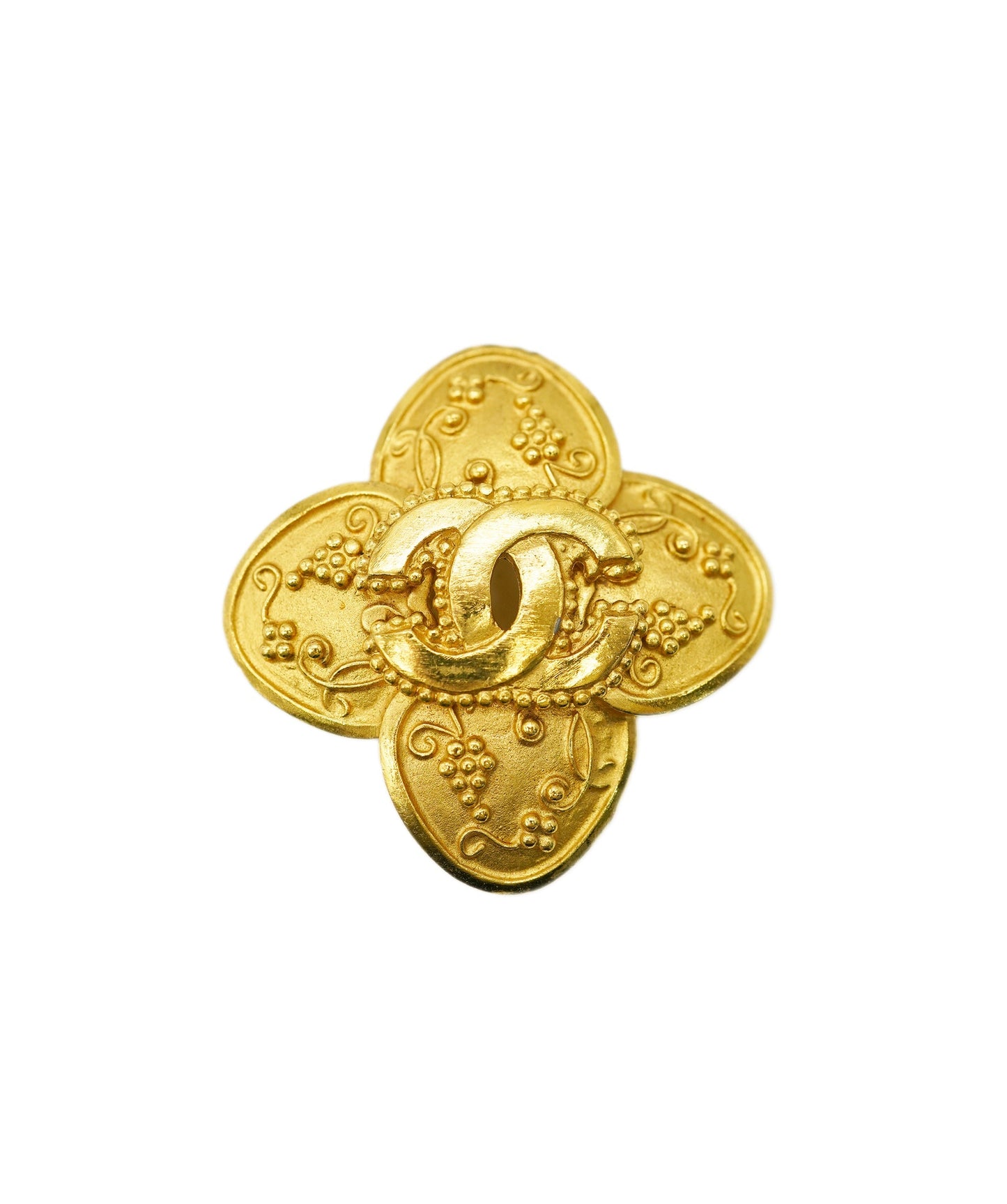CHANEL Cocomark Flower Brooch DBXS3556